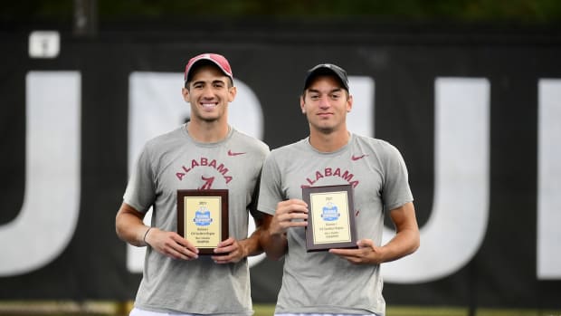 Filip Planinsek and Juan Martin, Alabama men's tennis